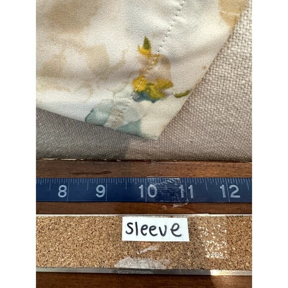 A New Day Short Sleeve Tie-Dye V-Neck Flare Dress Womens Size S White - Picture 6 of 16